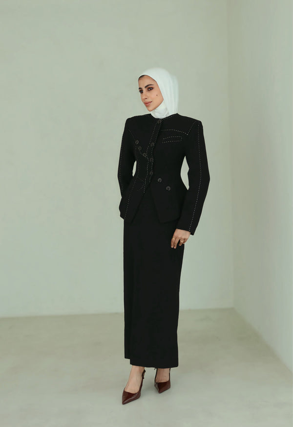 Stitched Black Set