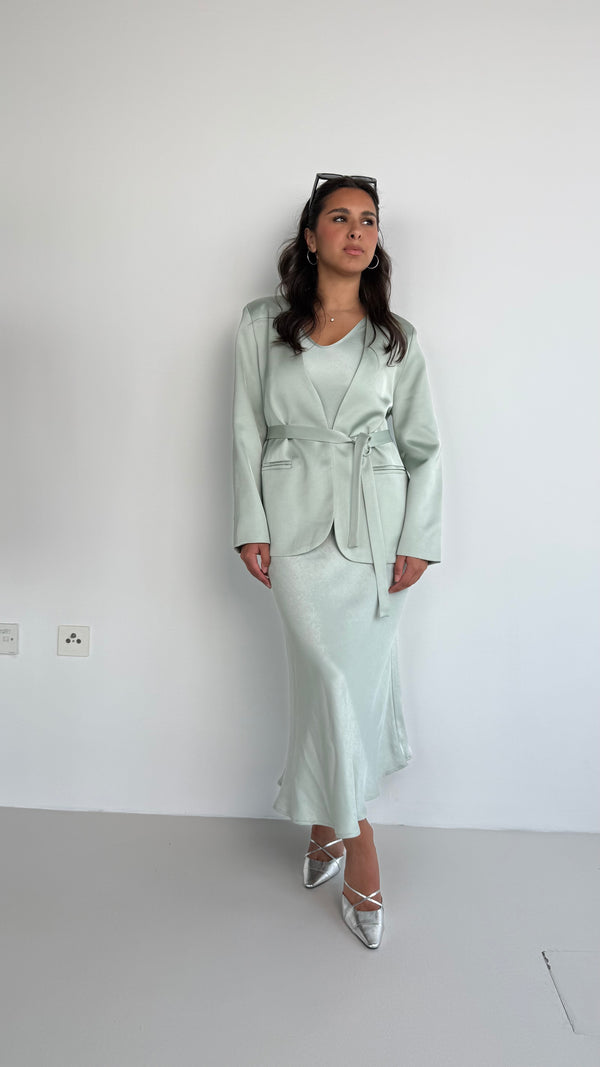 2 PCS SATIN SET
