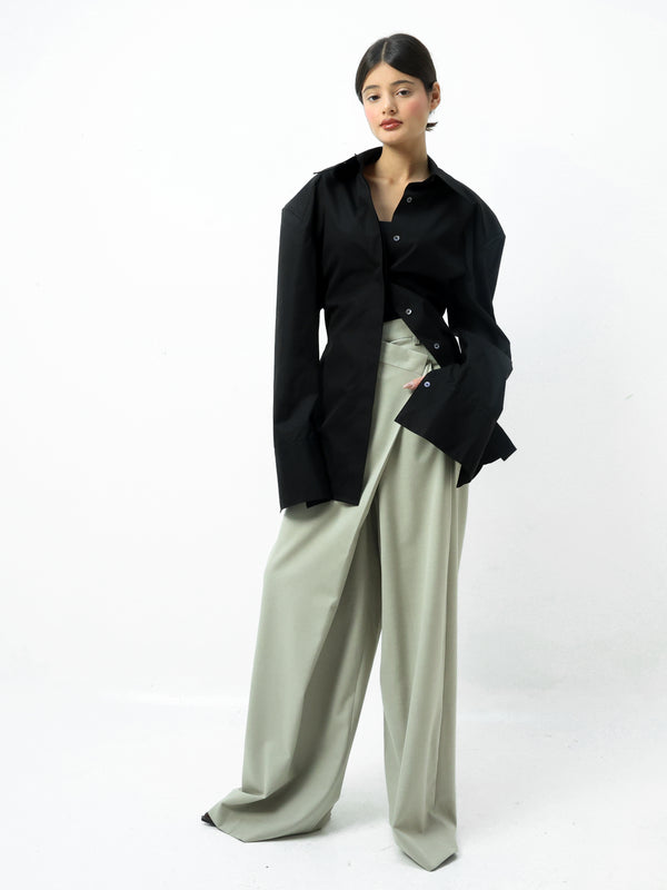 Padded Shoulder Shirt