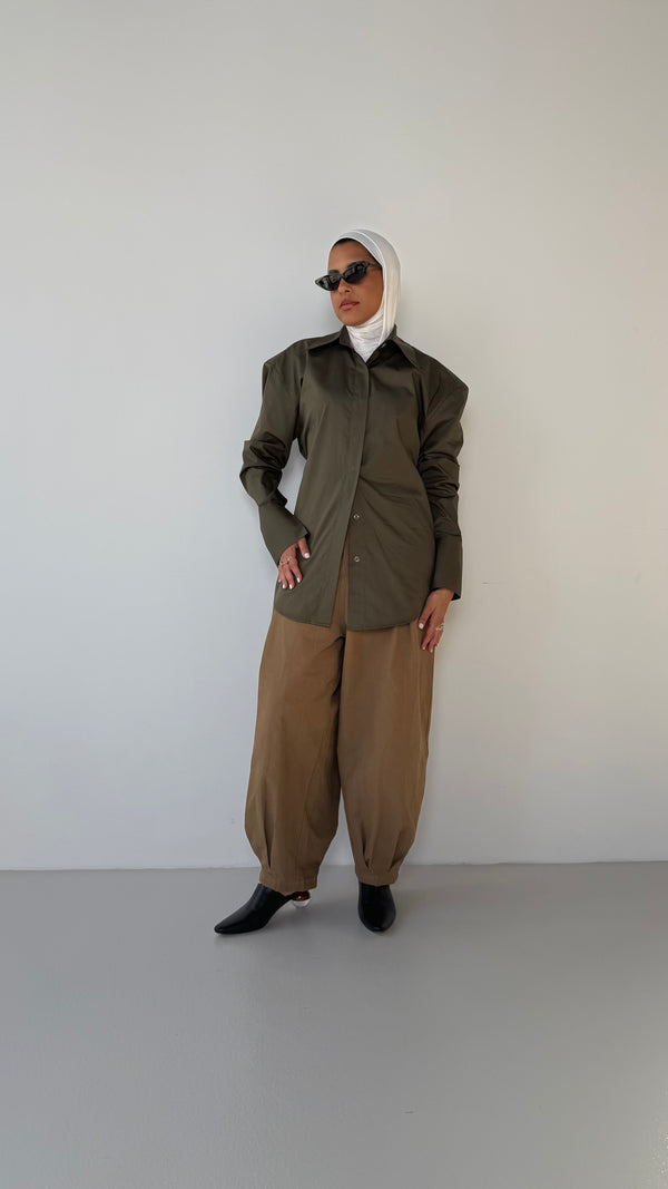 Padded Shoulder Shirt