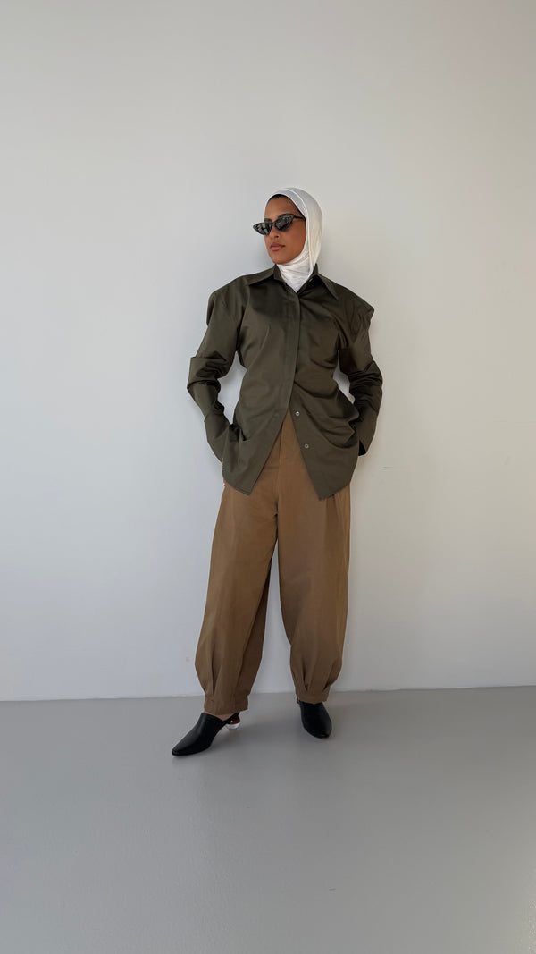 Padded Shoulder Shirt