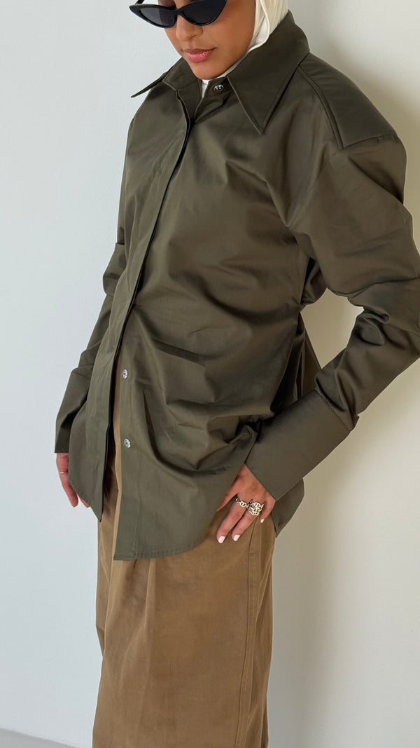 Padded Shoulder Shirt