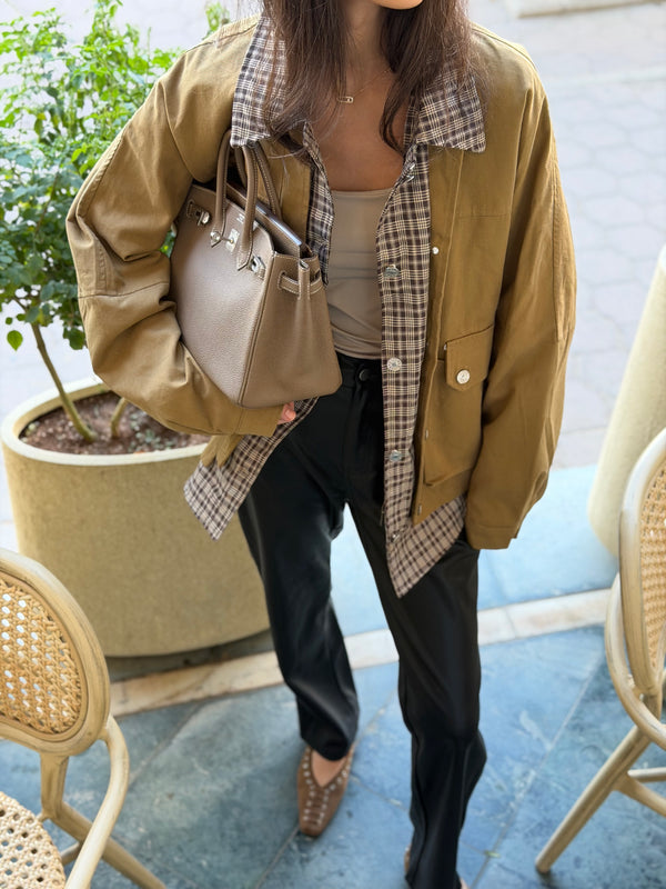 Plaid Oversize Jacket