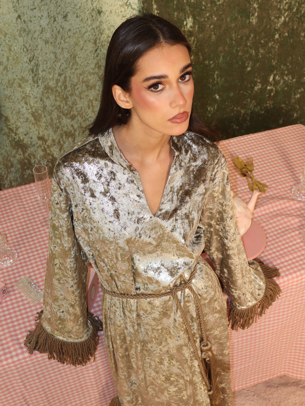 Velour Ice Kaftan
