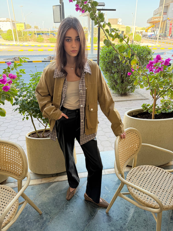 Plaid Oversize Jacket