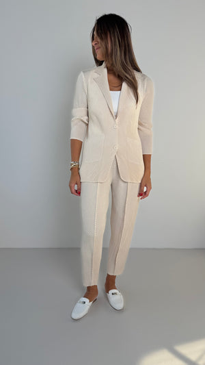 Pleated Workwear Set