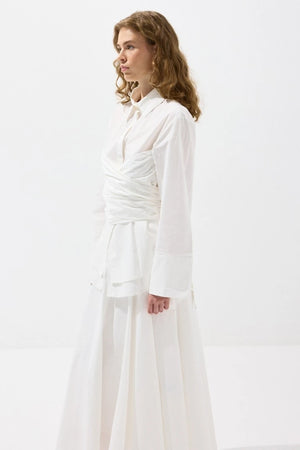 Waist Wrap Poplin Set
