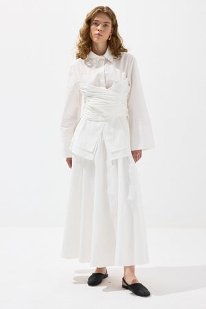 Waist Wrap Poplin Set