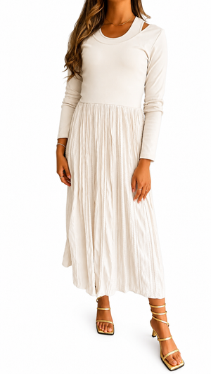 Silky Half Dress