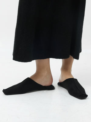 Suede Mules
