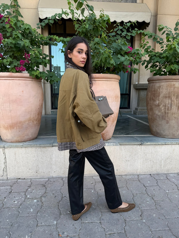 Plaid Oversize Jacket