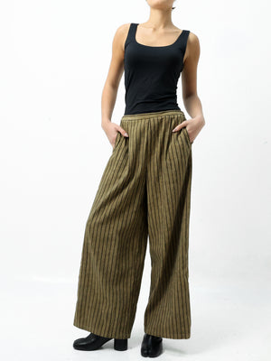 Stripe Suede Pants