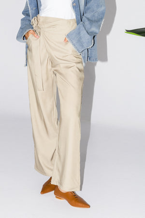 Tie Wide Pants