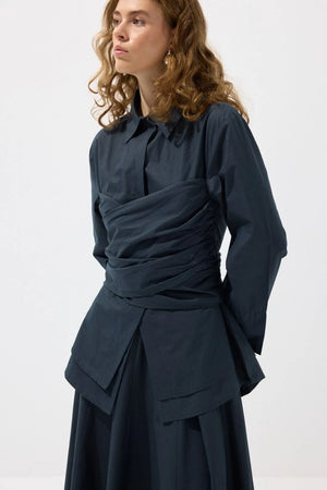 Waist Wrap Poplin Set