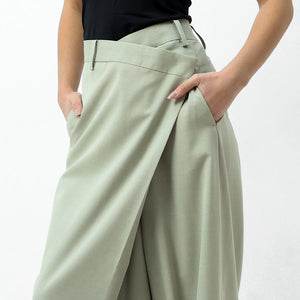 Asymmetry Pin Pants