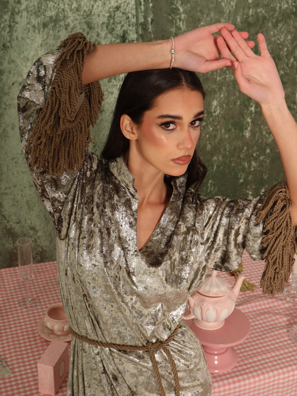 Velour Ice Kaftan