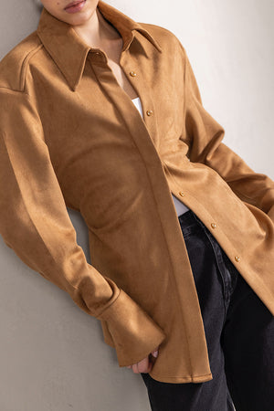 Suede Padded Shirt