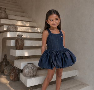 Denim Balloon Dress