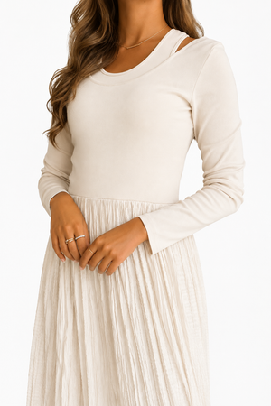 Silky Half Dress