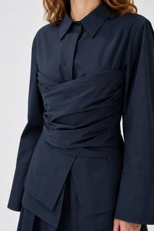 Waist Wrap Poplin Set