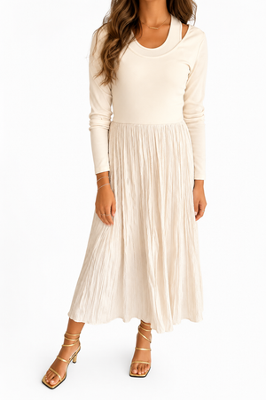Silky Half Dress
