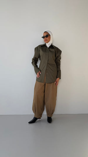 Padded Shoulder Shirt