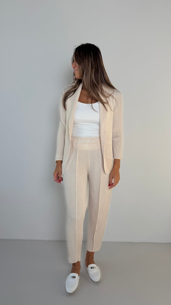 Pleated Workwear Set