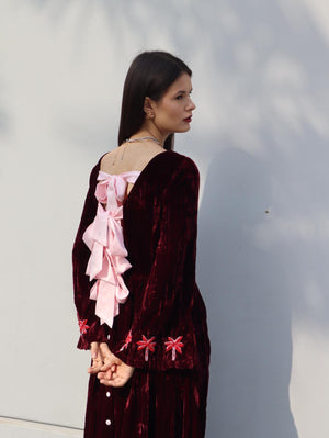 Multi Bow Back Dress