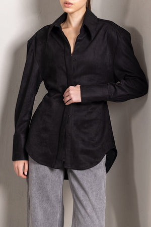 Suede Padded Shirt