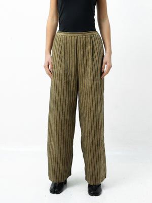 Stripe Suede Pants