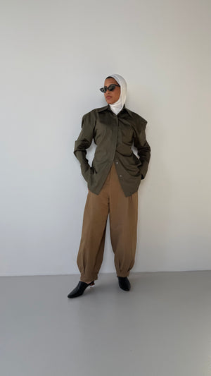 Padded Shoulder Shirt