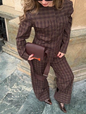 Plaid Padded Set