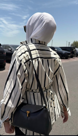 Stripe Wrap Shirt