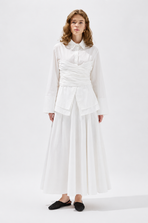 Waist Wrap Poplin Set