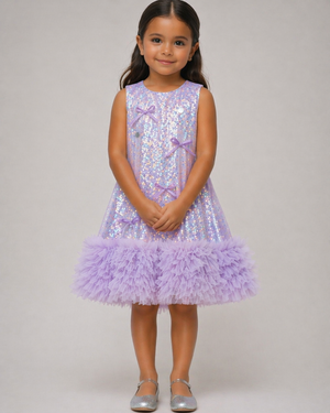 Shinny Bow Dress