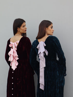 Multi Bow Back Dress