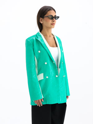 Glittery Sequin Blazer