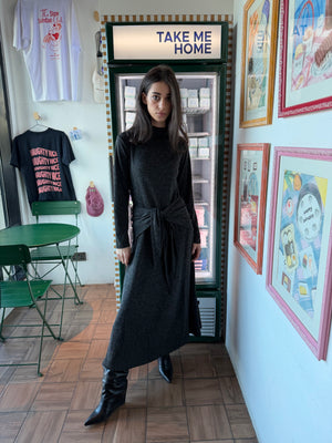 knit wrap dress