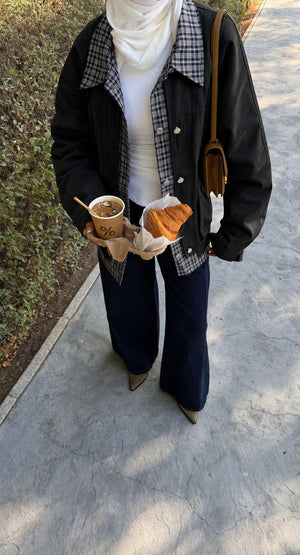 Plaid Oversize Jacket