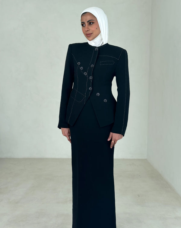 Stitched Black Set