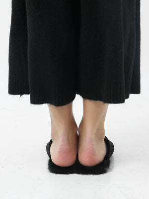 Suede Mules