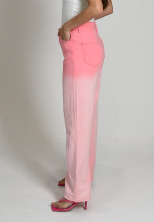 Ombre Pink Denim