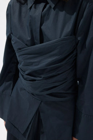 Waist Wrap Poplin Set
