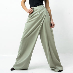 Asymmetry Pin Pants