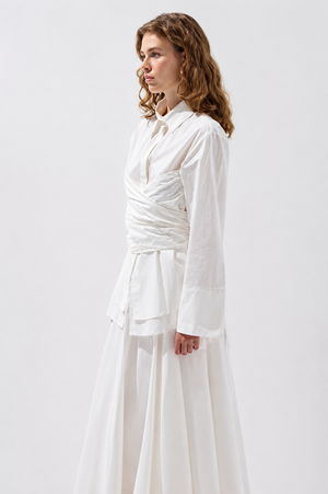 Waist Wrap Poplin Set