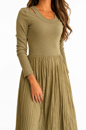 Silky Half Dress